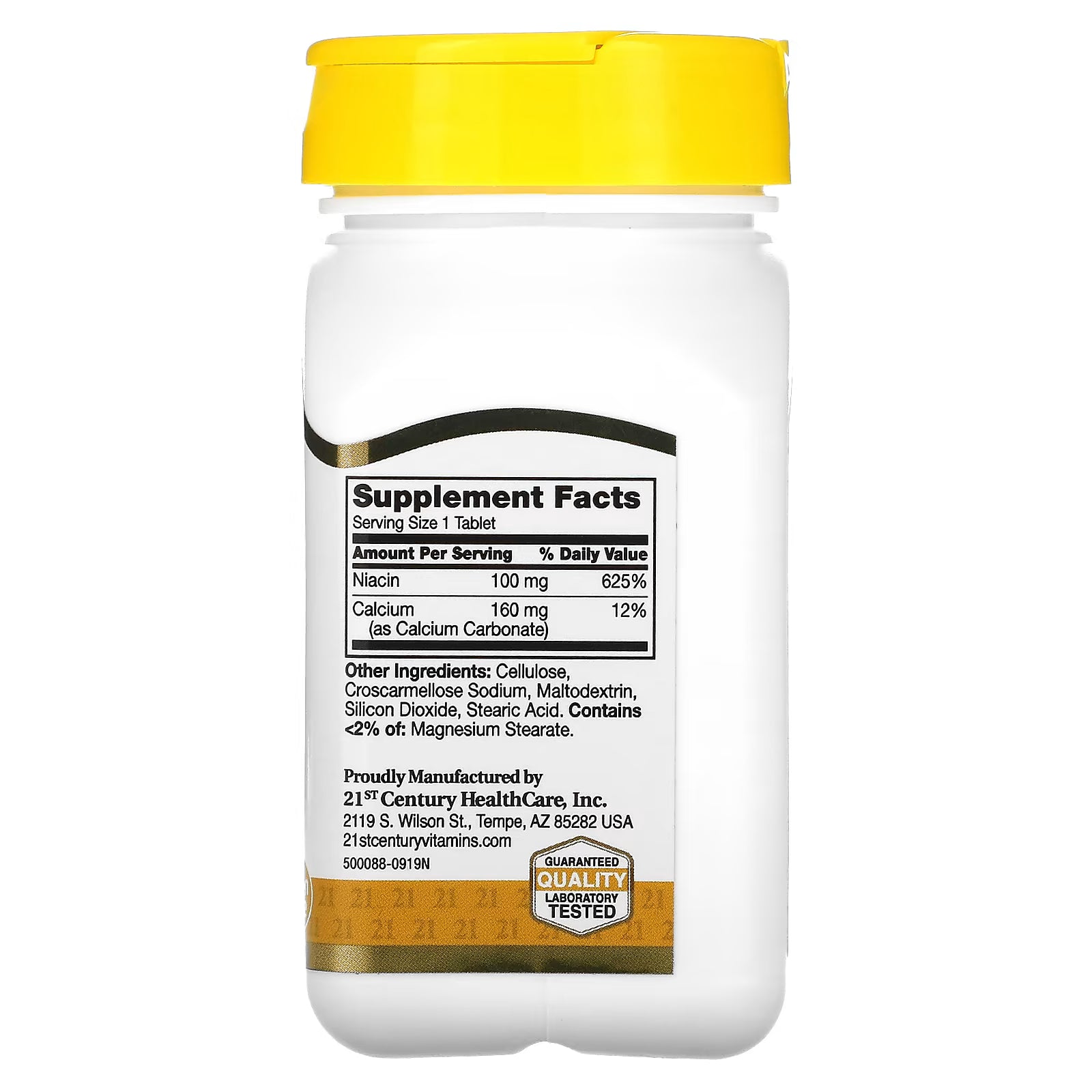 21st Century Niacin 100 mg 110 Tablets