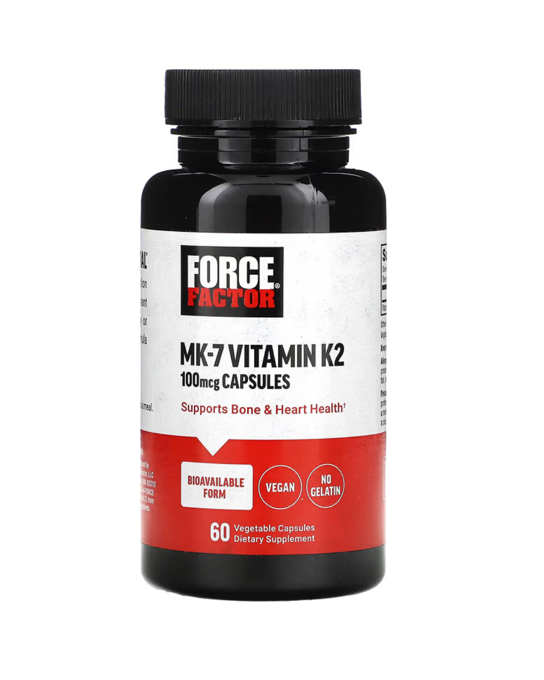 Force Factor MK7 Vitamin K2 Capsules