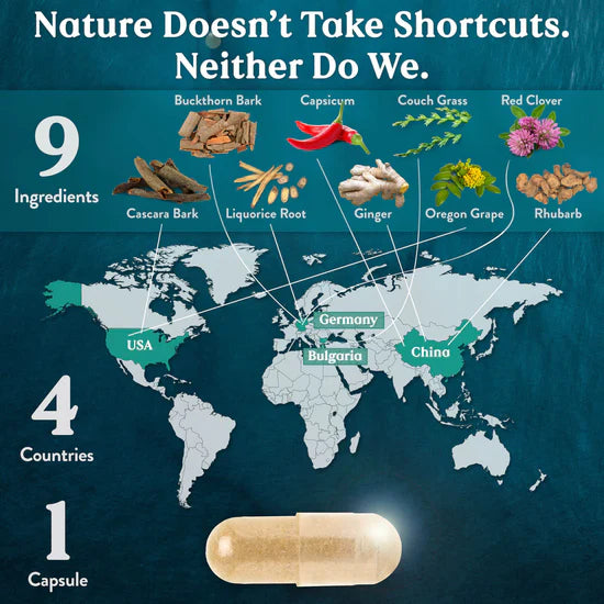 Natures Sunshine Lower Bowel Stimulant 100 Caps