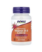 Now Foods Vitamin D-3 5,000 IU (120 softgels)