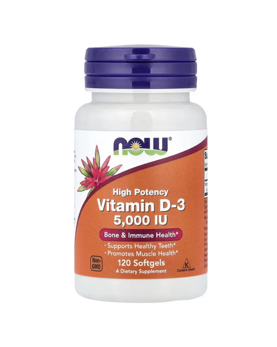 Now Foods Vitamin D-3 5,000 IU (120 softgels)