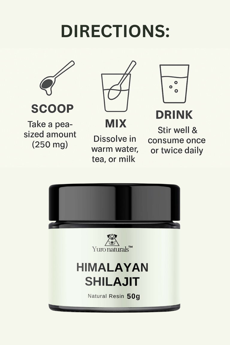 Yuro Naturals™ Shilajit Resin – 50g | Himalayan Fulvic Minerals