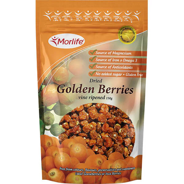 Morlife Dried Golden Berries (Inca Berries) 150g