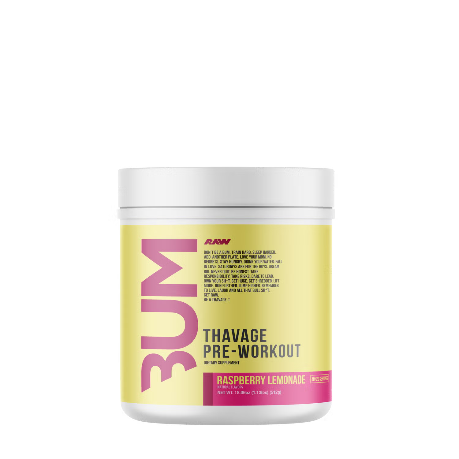 CBum Thavage Pre-Workout 40 Serves 528g