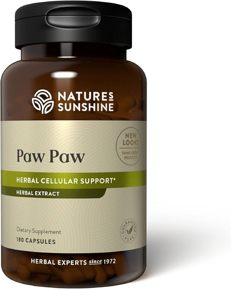Natures Sunshine Paw Paw 180 Caps