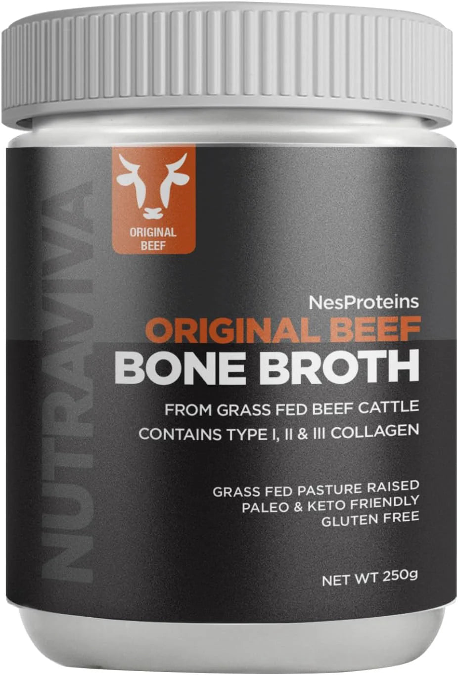 Nutraviva Bone Broth Original Beef 250g