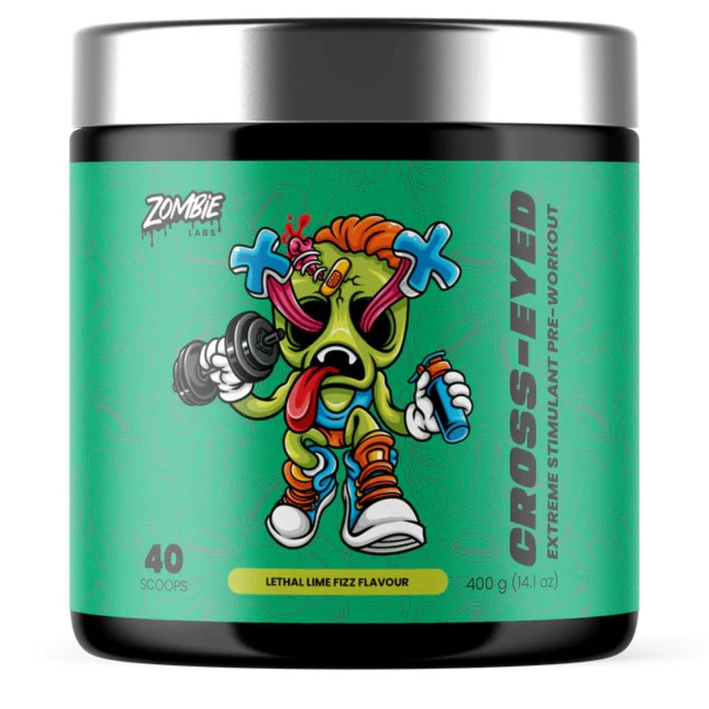 Zombie Labs CROSS-EYED Extreme Stimulant Pre-workout 400g 40 Serves