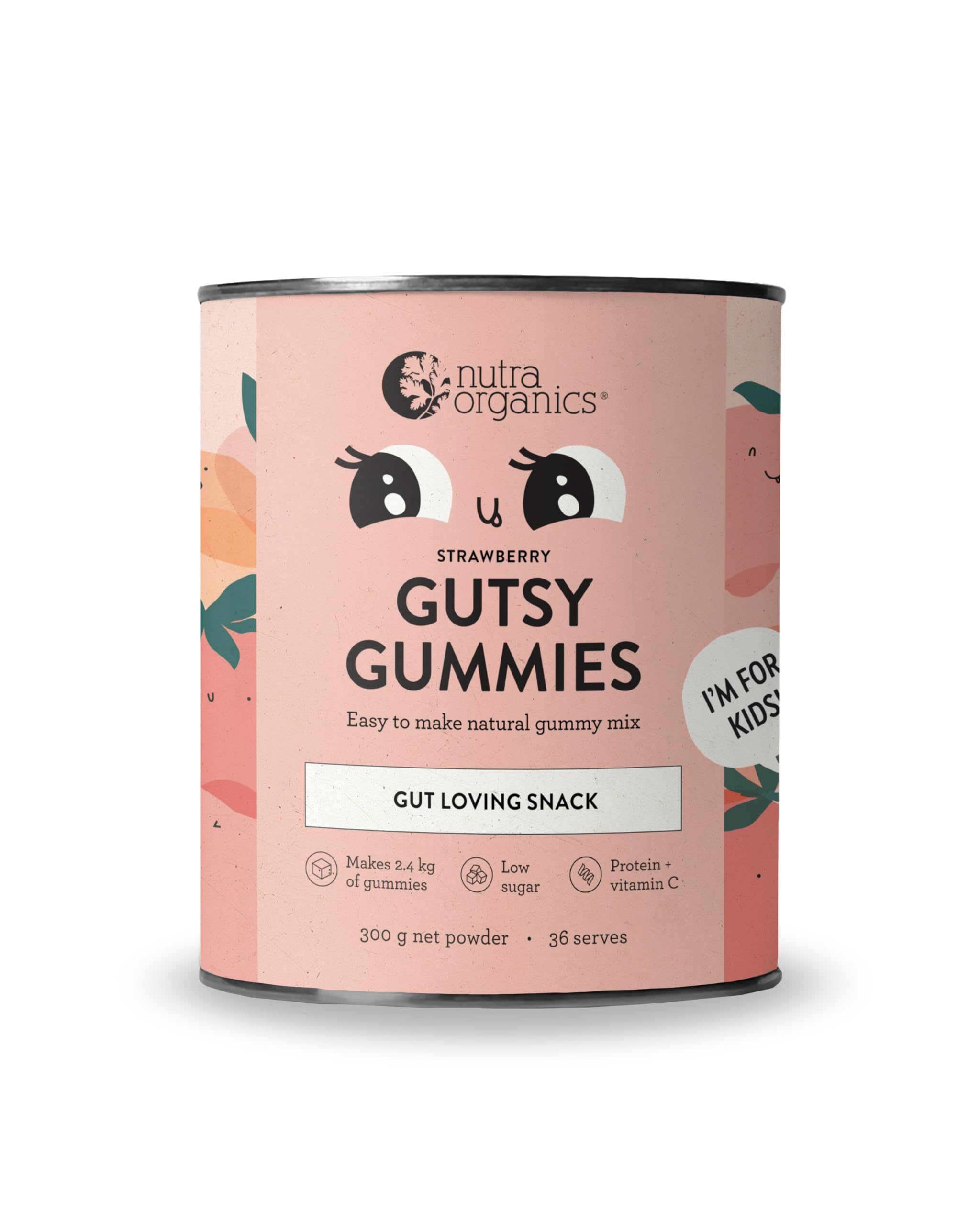 NUTRA ORGANICS GUTSY GUMMIES PINE LIME 150G