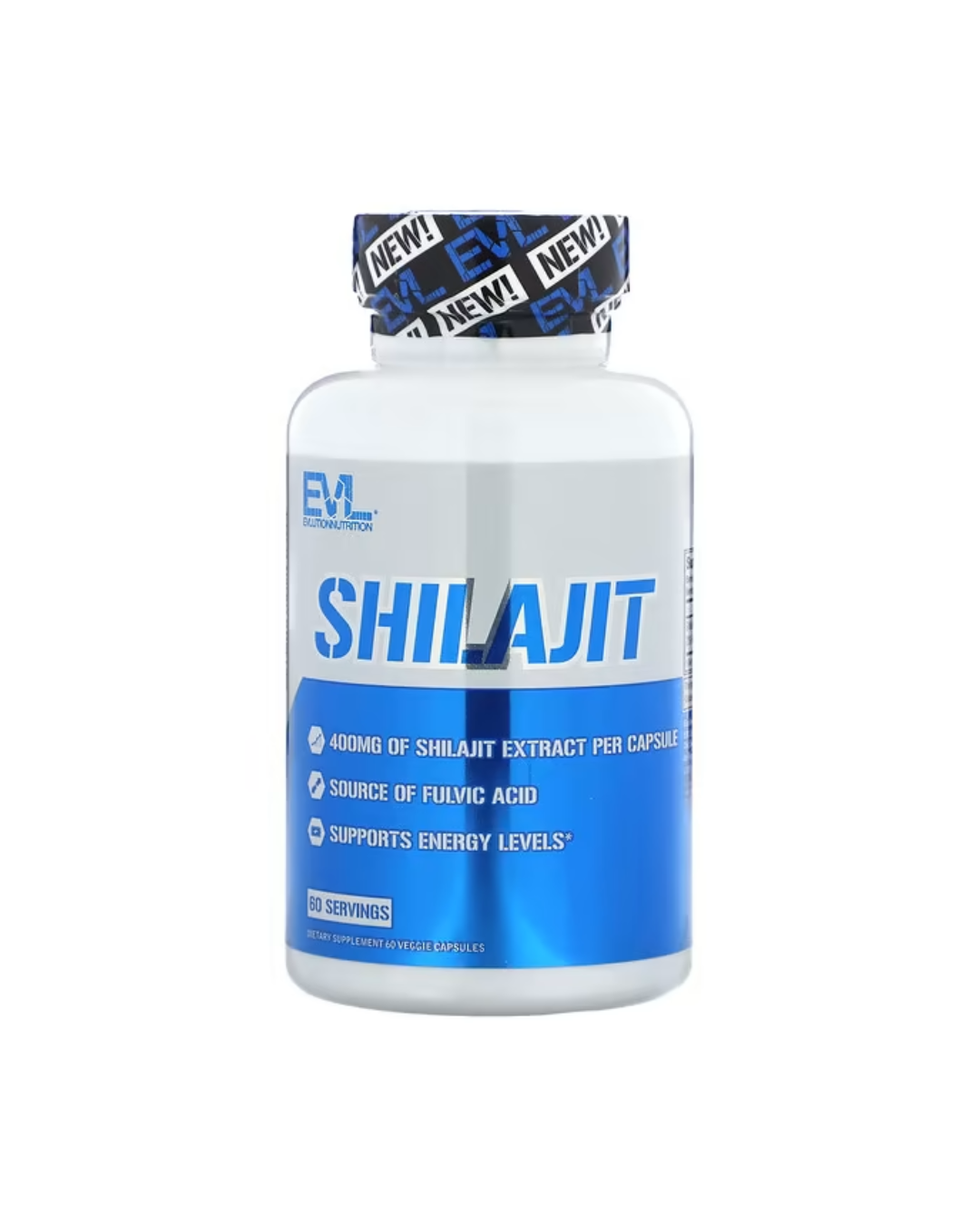 EVLution Nutrition, Shilajit, 400 mg, 60 Veggie Capsules