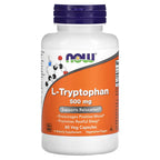 NOW Foods L-Tryptophan 500 mg (60 Veg Capsules)