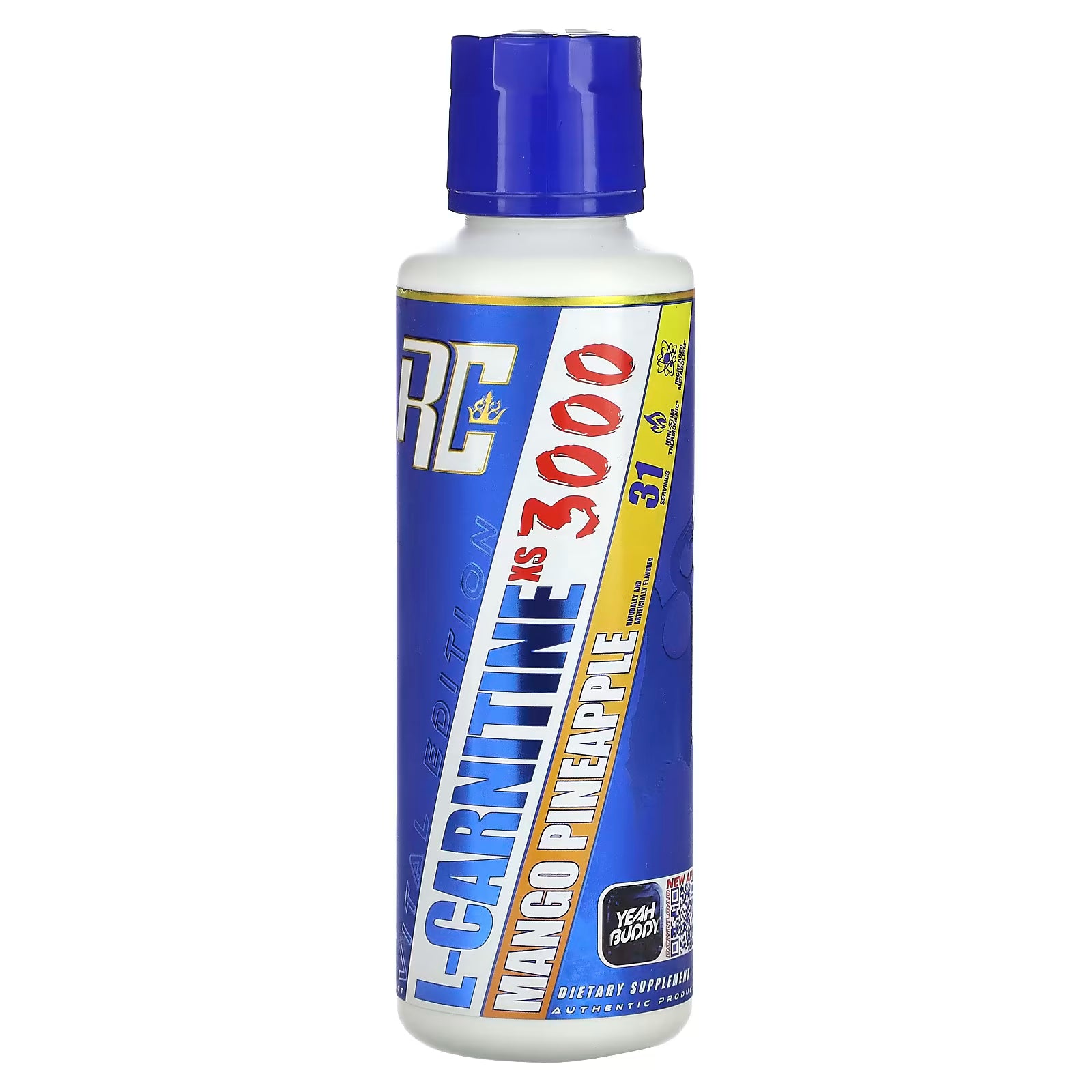 Ronnie Coleman, Vital Edition, L-Carnitine XS 3000, 16 fl oz (473.28 ml)