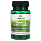 Swanson, Slippery Elm Bark, 400 mg, 60 Capsules