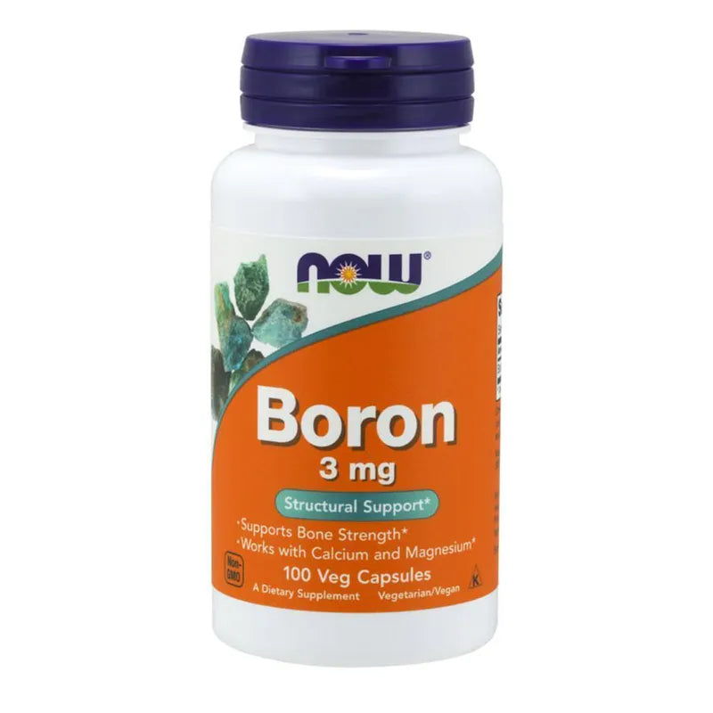 NOW Foods, Boron, 3 mg, 100 Veg Capsules