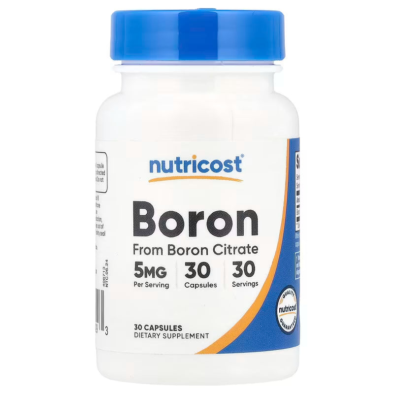 Nutricost, Boron , 5 mg , 30 Capsules