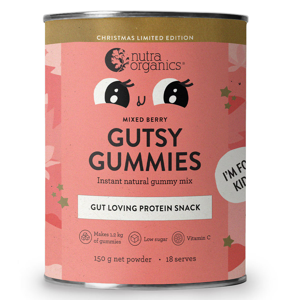 NUTRA ORGANICS GUTSY GUMMIES PINE LIME 150G