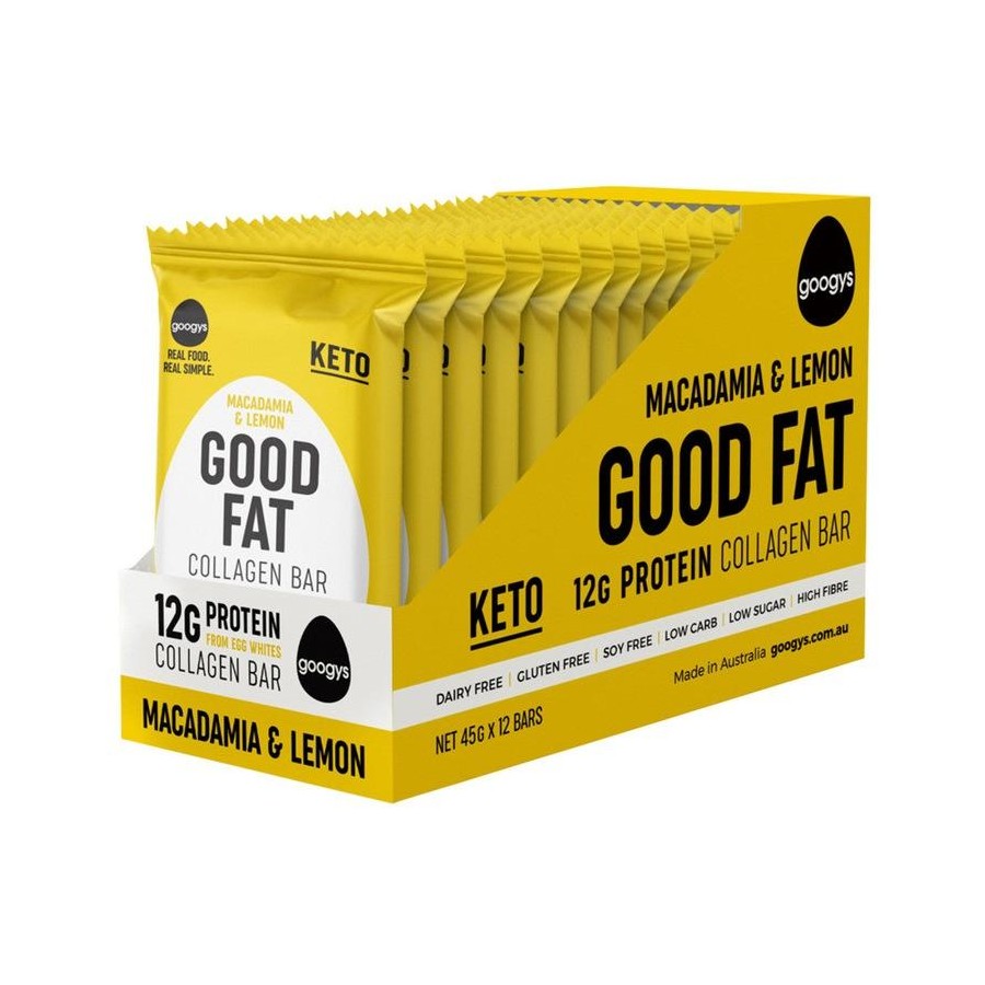 Googys Good Fat Collagen Bar 12 PACK