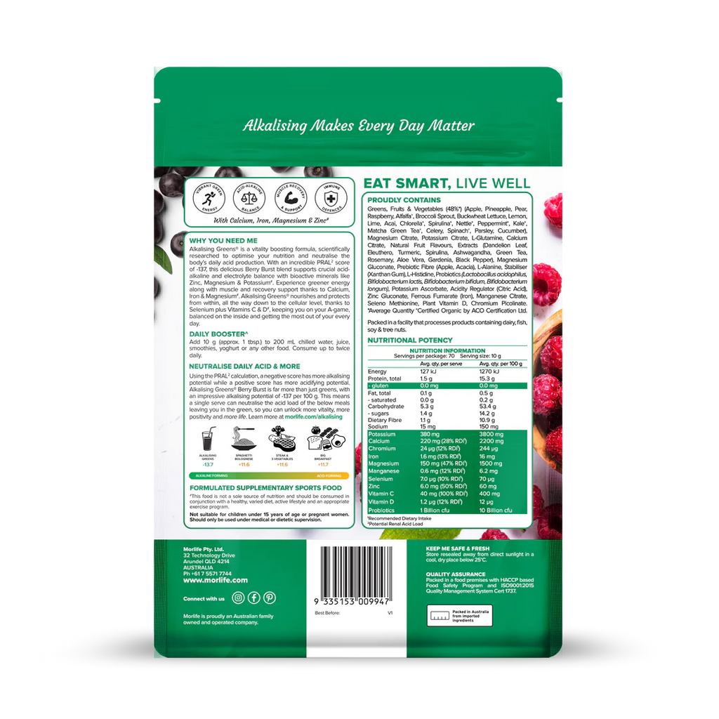 Morlife Alkalising Greens