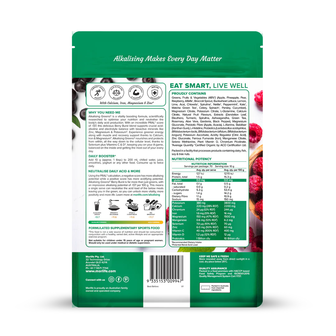 Morlife Alkalising Greens