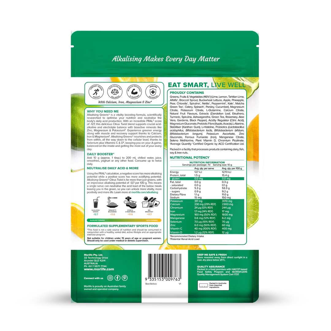 Morlife Alkalising Greens