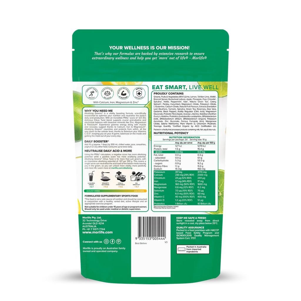 Morlife Alkalising Greens