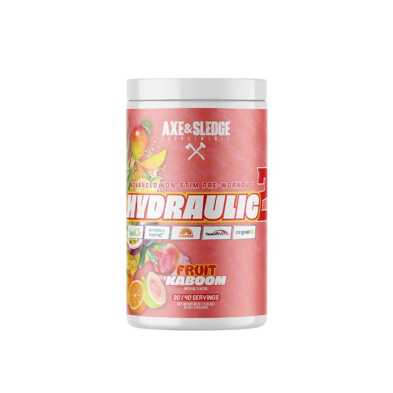Axe & Sledge Hydraulic Preworkout- Non Stim 40 Serves