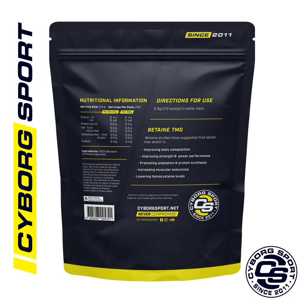 Cyborg Sport Betaine TMG 500g & 1kg  Regular price