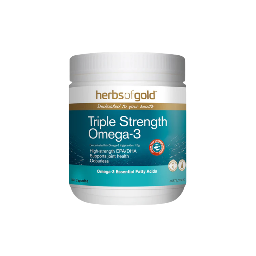 Herbs Of Gold Omega-3 Triple Strength (150 Capsules)
