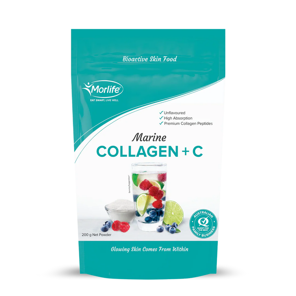 Morlife Marine Collagen + C Unflavoured 200g
