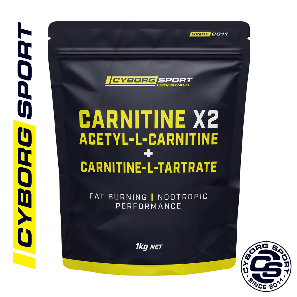 Cyborg Sport Carnitine X2 - Acetyl-L-Carnitine & Carnitine-L-Tartrate 500g/1Kg