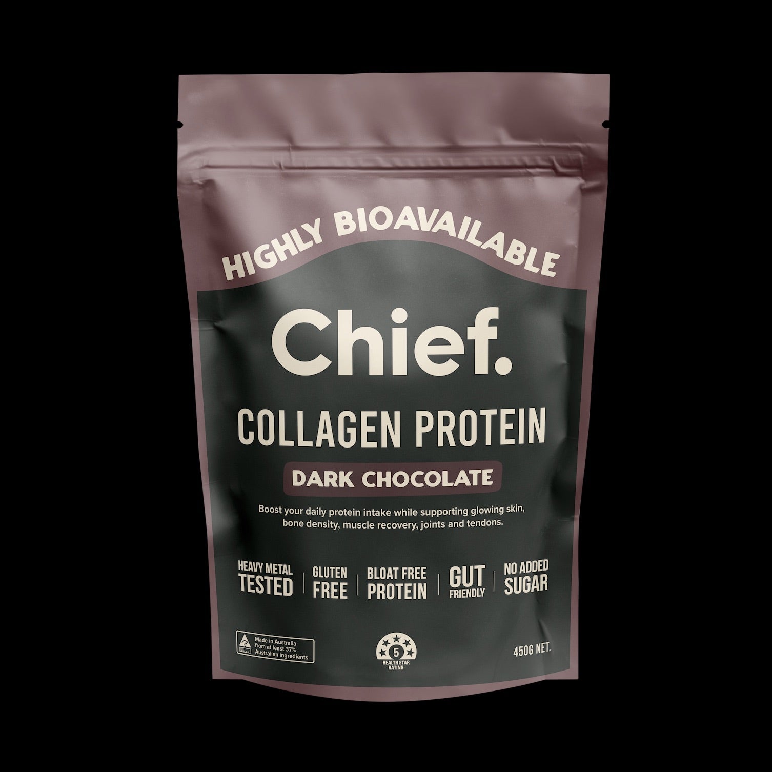 CHIEF Grass-fed Collagen Protein Powder 450g- ONLINE ONLY Deal!