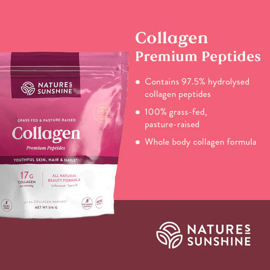 Natures Sunshine Collagen Premium Peptides 516gms