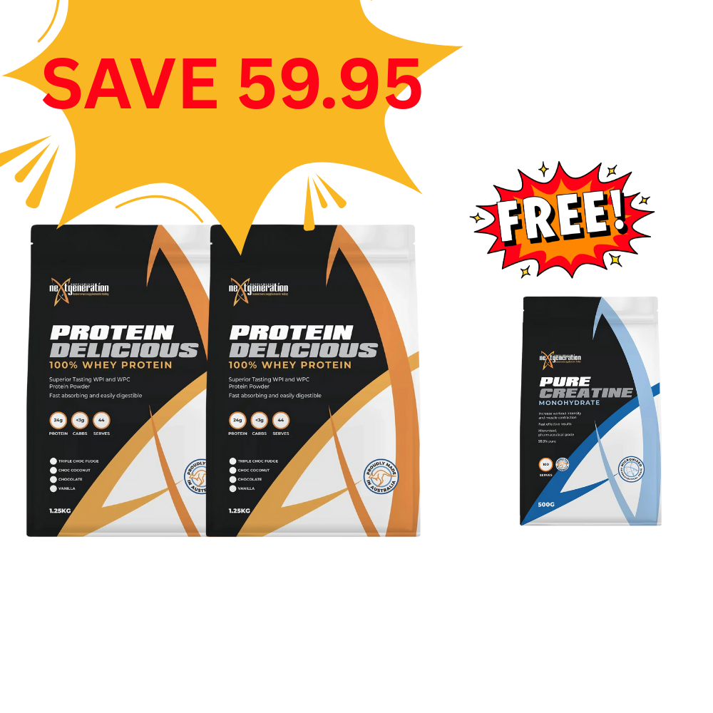 Nextgen Protein delicious Combo deal- 2kg Protein Delicious +2kg Protein Delicious +500g Creatine