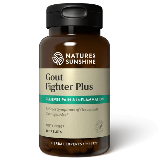 Natures Sunshine Gout Fighter Plus 60 Tablets