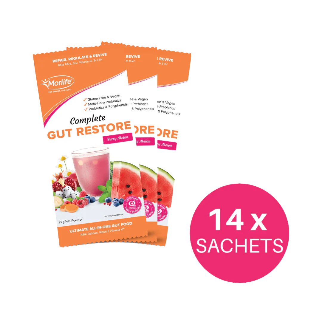 Morlife Complete Gut Restore Berry Melon 200g