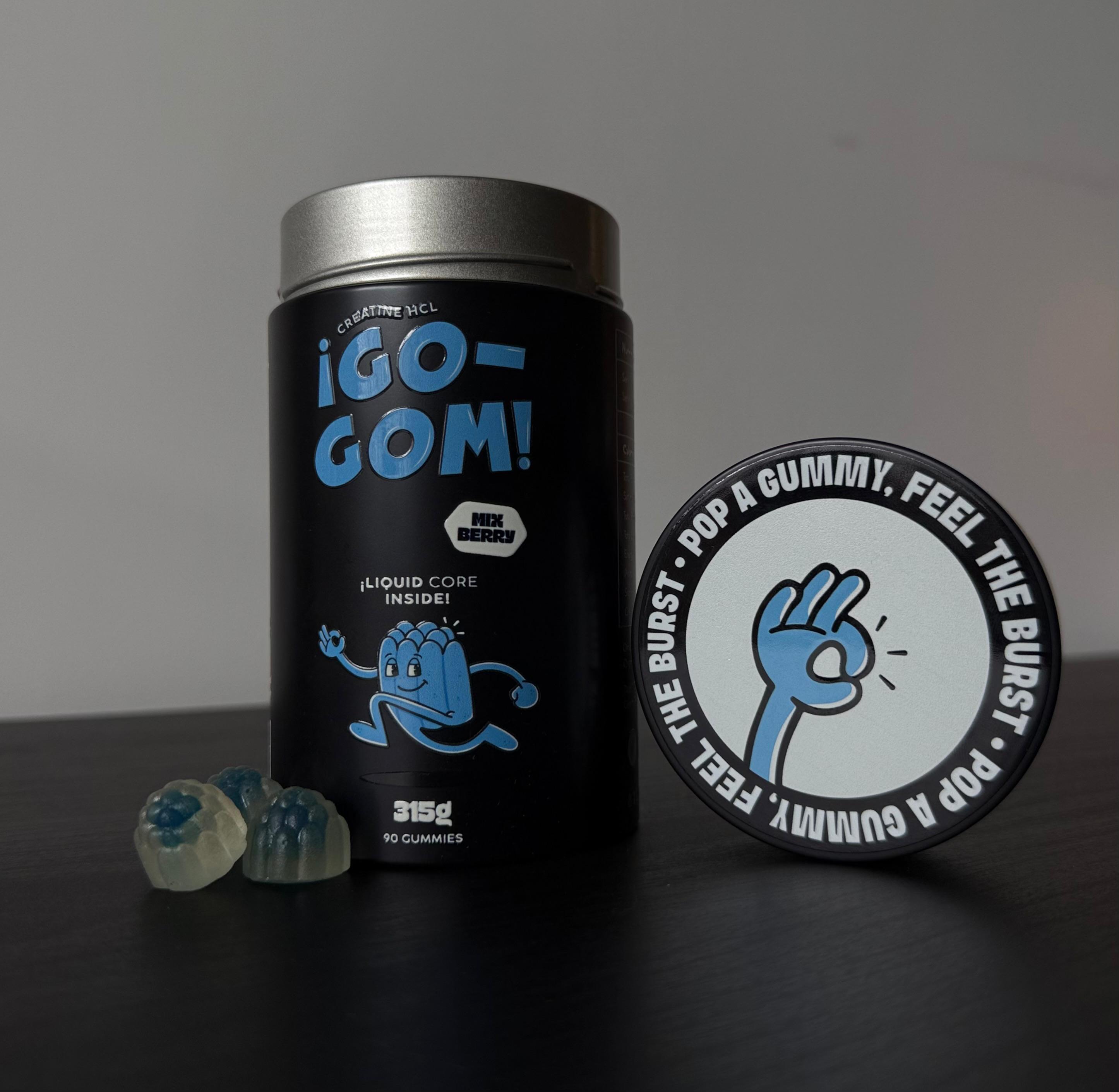 GOGOM Creatine Hcl Gummies 90 Gummies