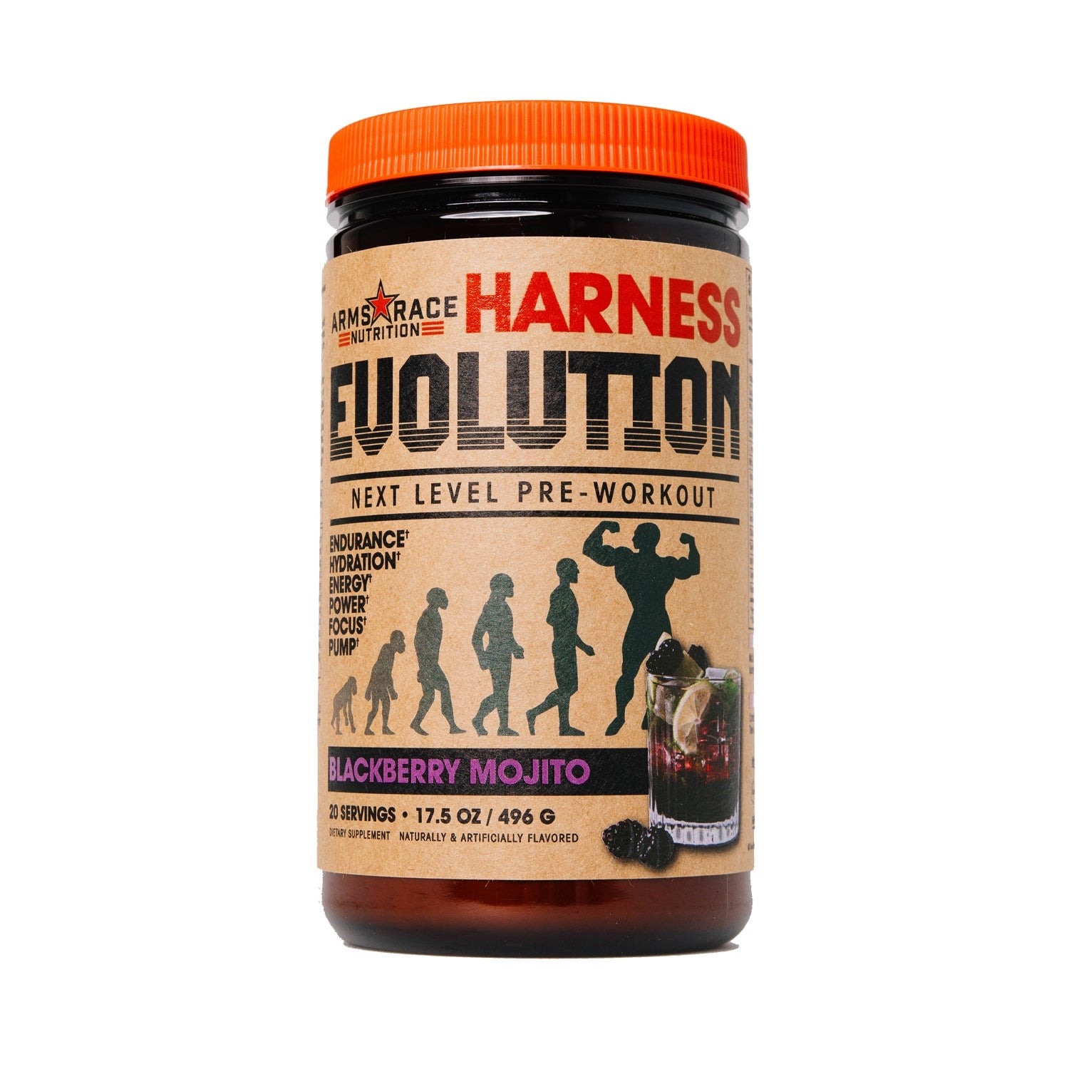 Arms Race Nutrition Harness Evolution Pre-workout 496g 20serves