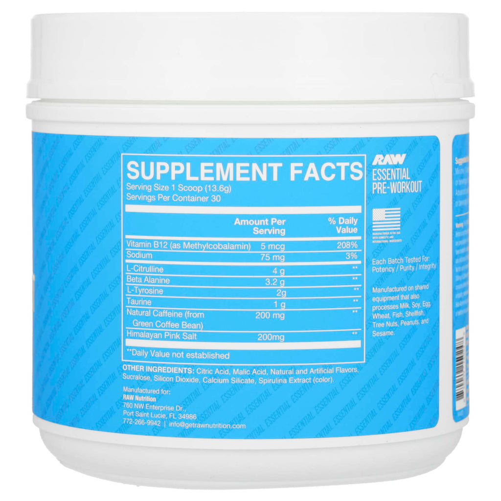 CBum Essential Energy Powder 30 Serves 429g