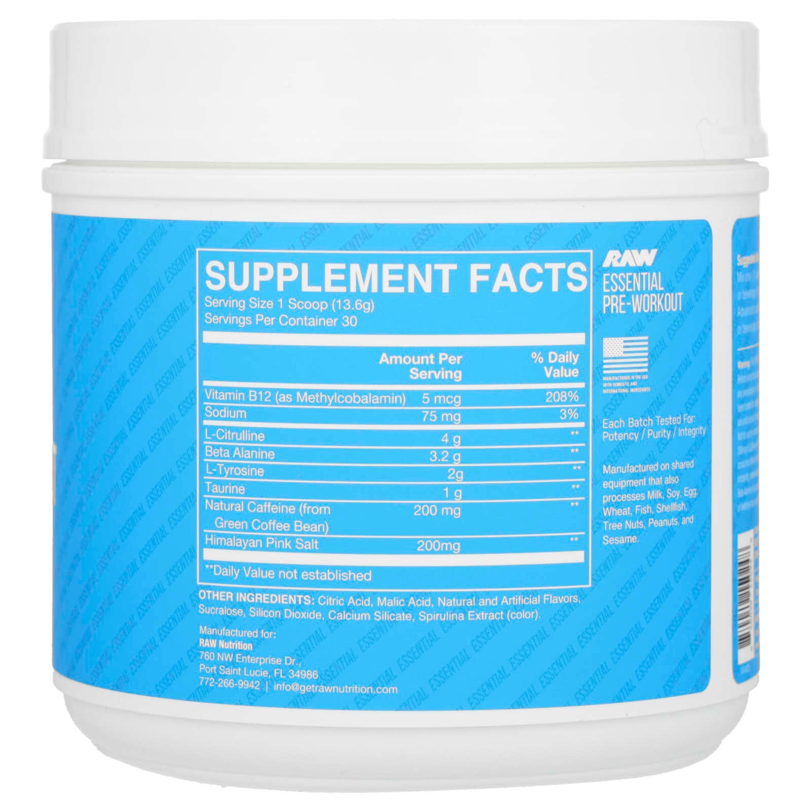 CBum Essential Energy Powder 30 Serves 429g