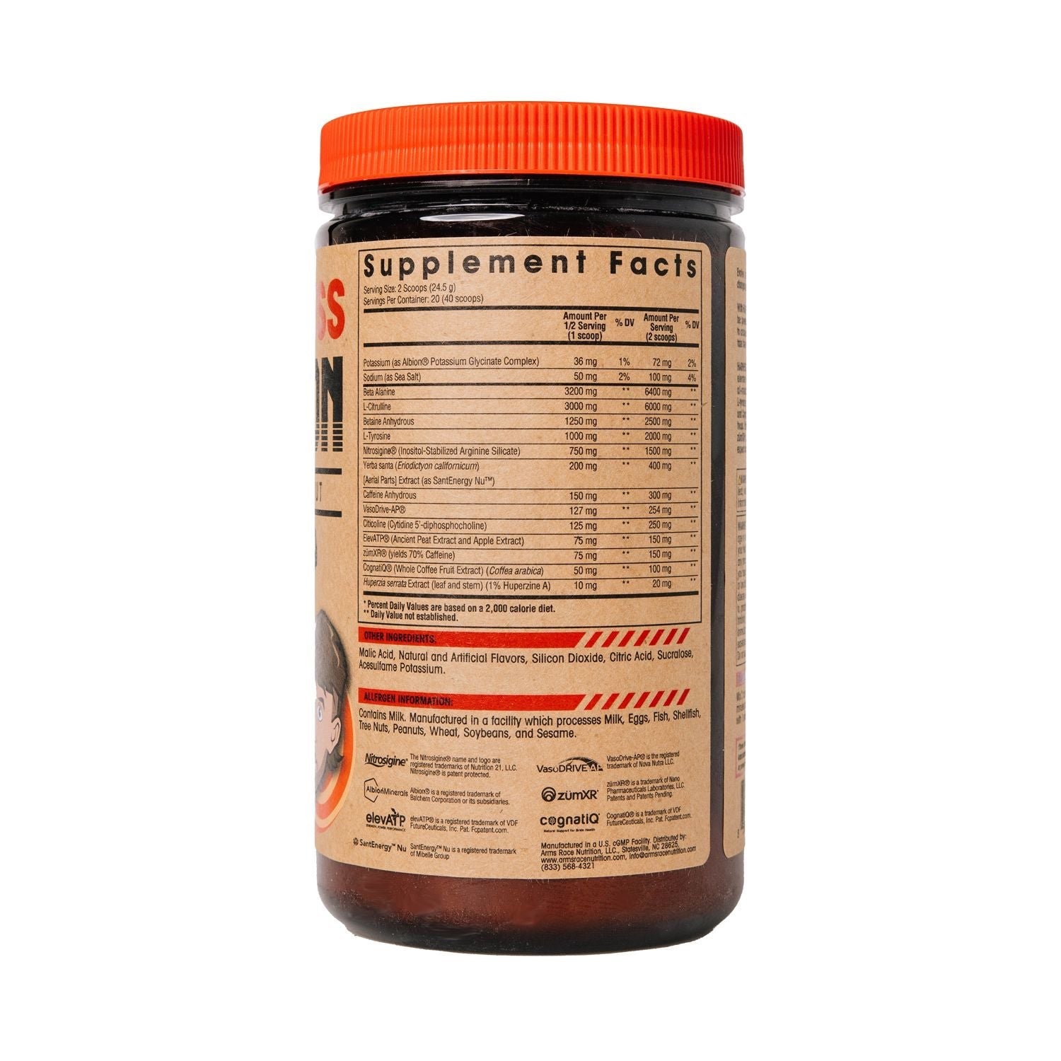 Arms Race Nutrition Harness Evolution Pre-workout 496g 20serves