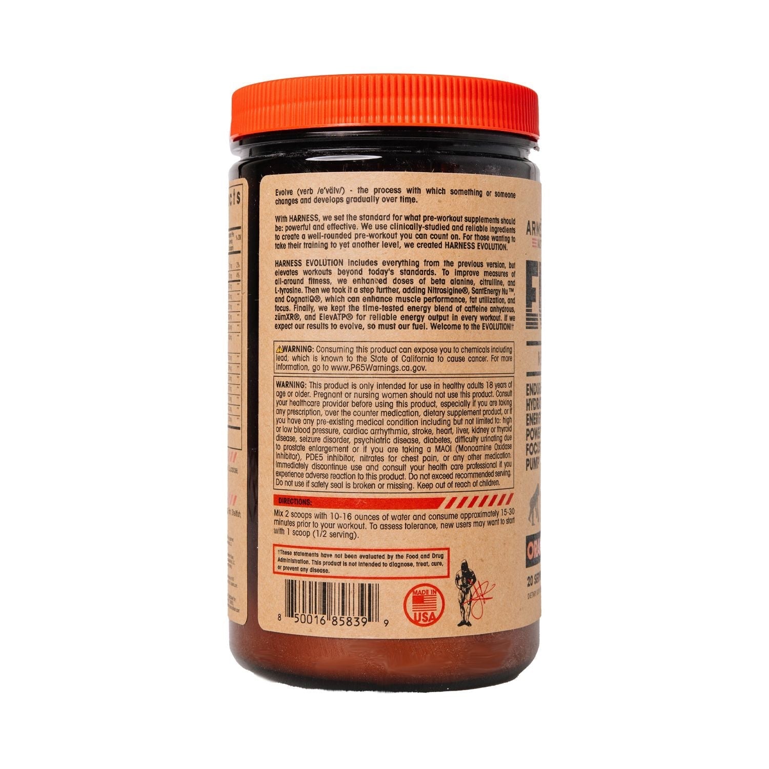 Arms Race Nutrition Harness Evolution Pre-workout 496g 20serves