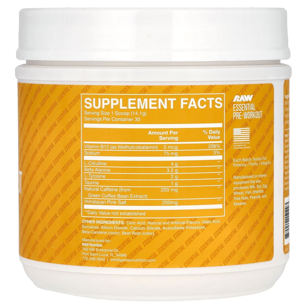 CBum Essential Energy Powder 30 Serves 429g
