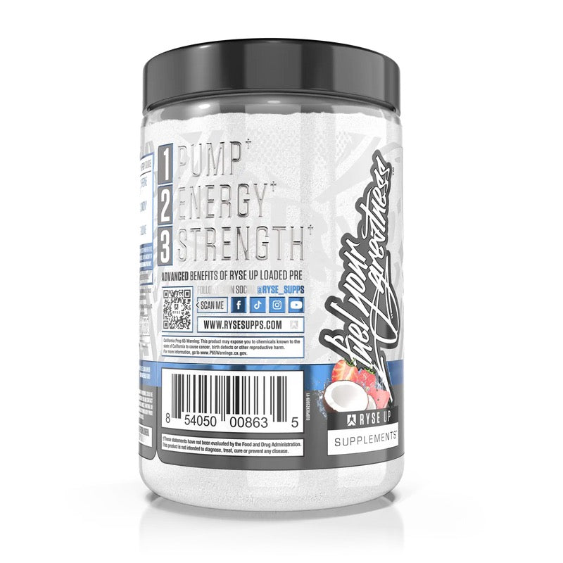 Ryse Supps Loaded Pre-workout 435g 30serves