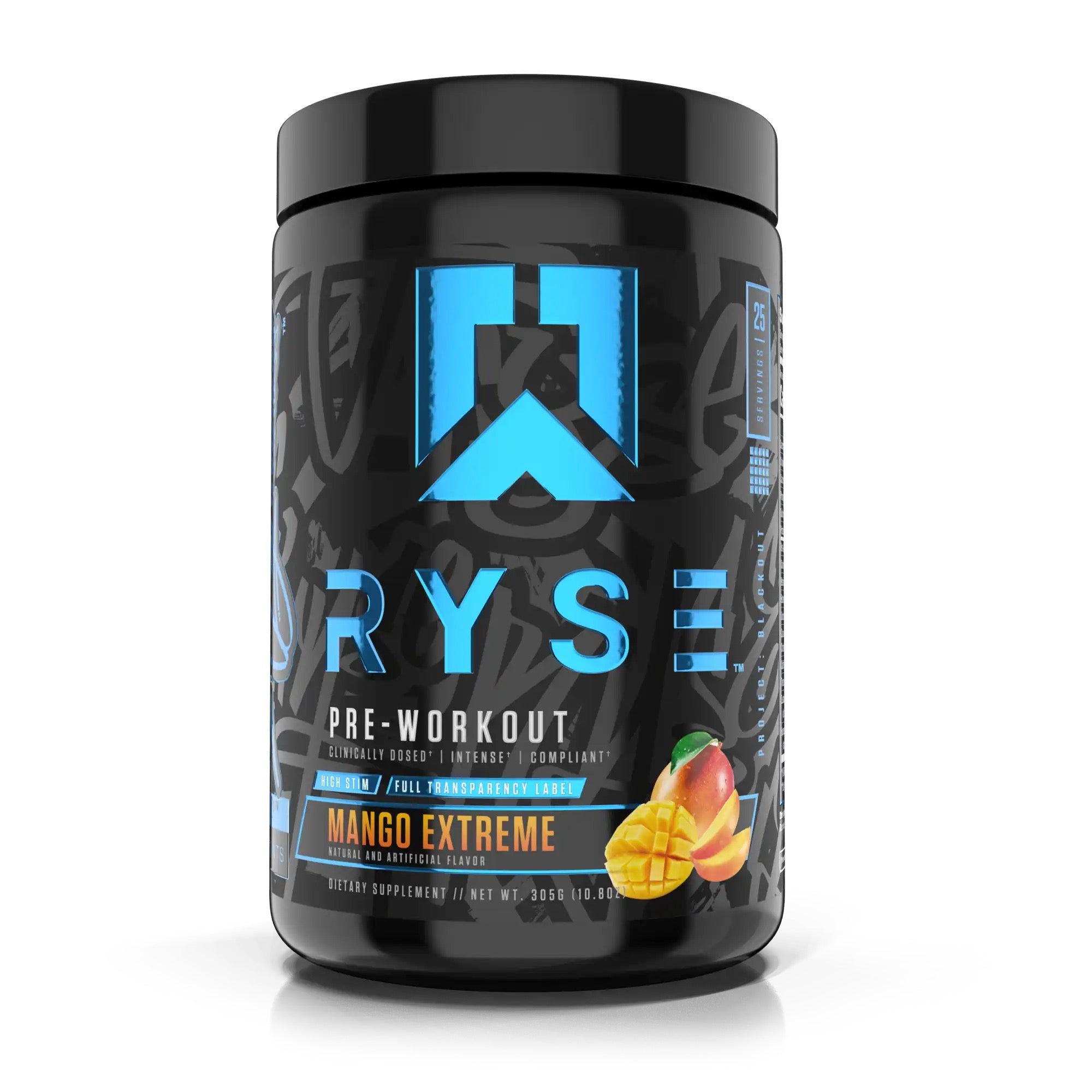 Ryse Supps Blackout Pre-workout 305g 25serves
