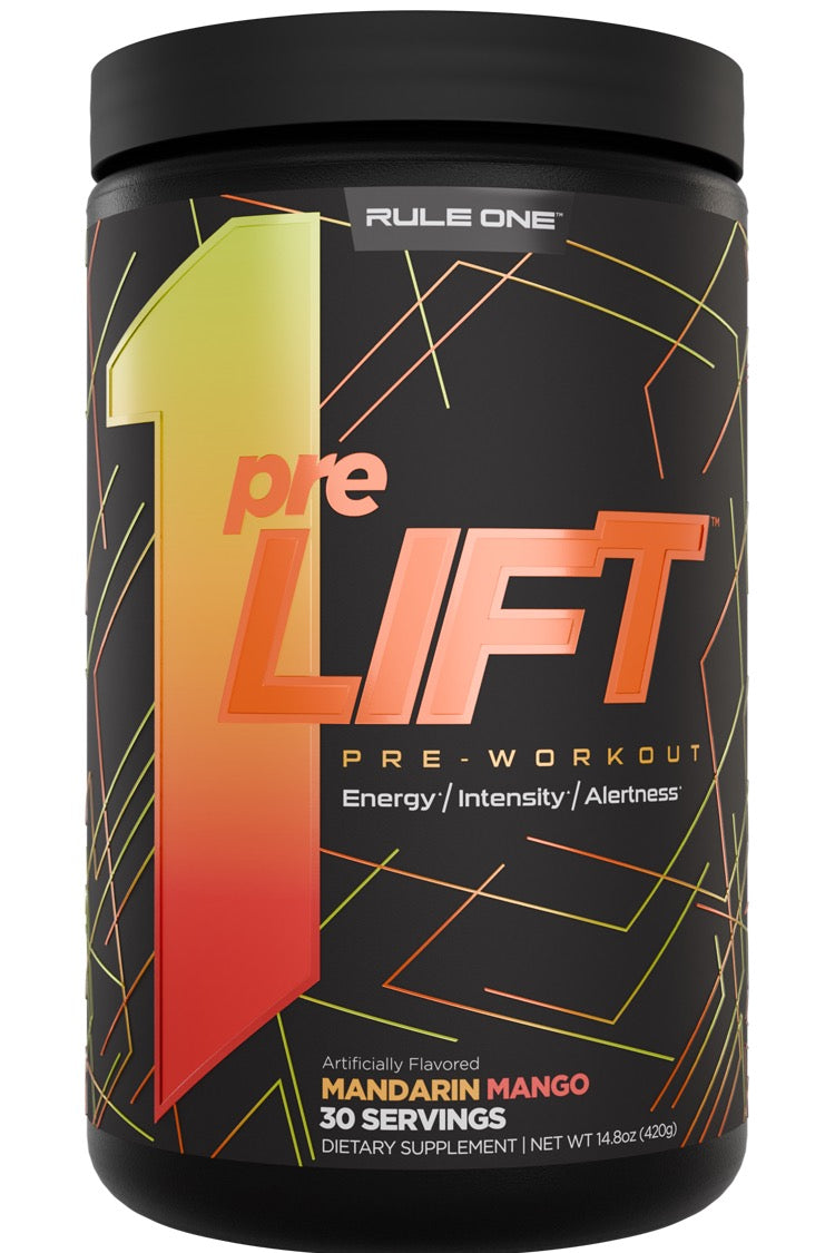 Rule 1 PreLIFT Pre-Workout 30 Serves 450g