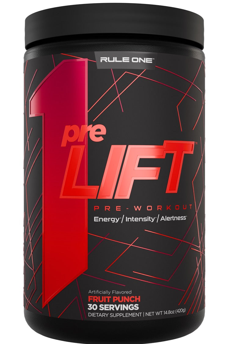 Rule 1 PreLIFT Pre-Workout 30 Serves 450g