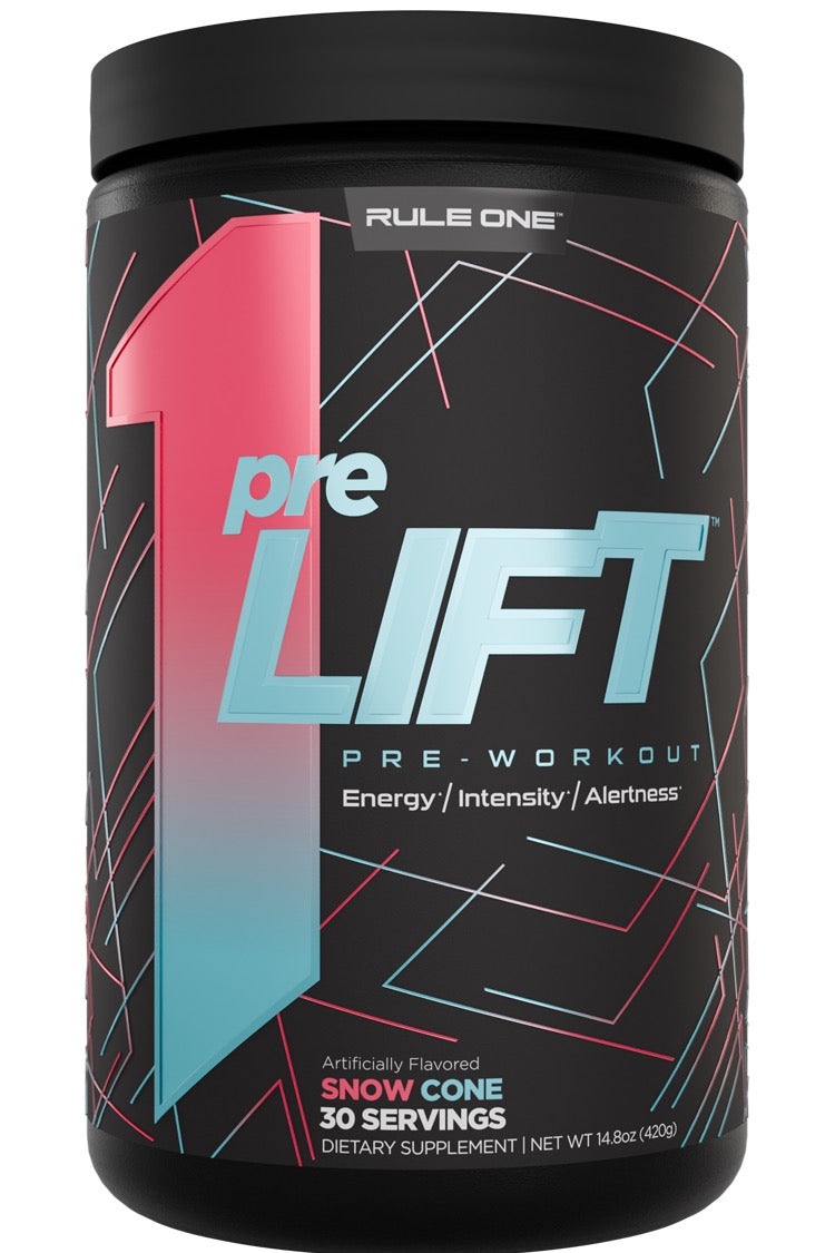 Rule 1 PreLIFT Pre-Workout 30 Serves 450g