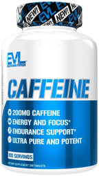 EVL Nutrition Caffeine 200mg 100tablets