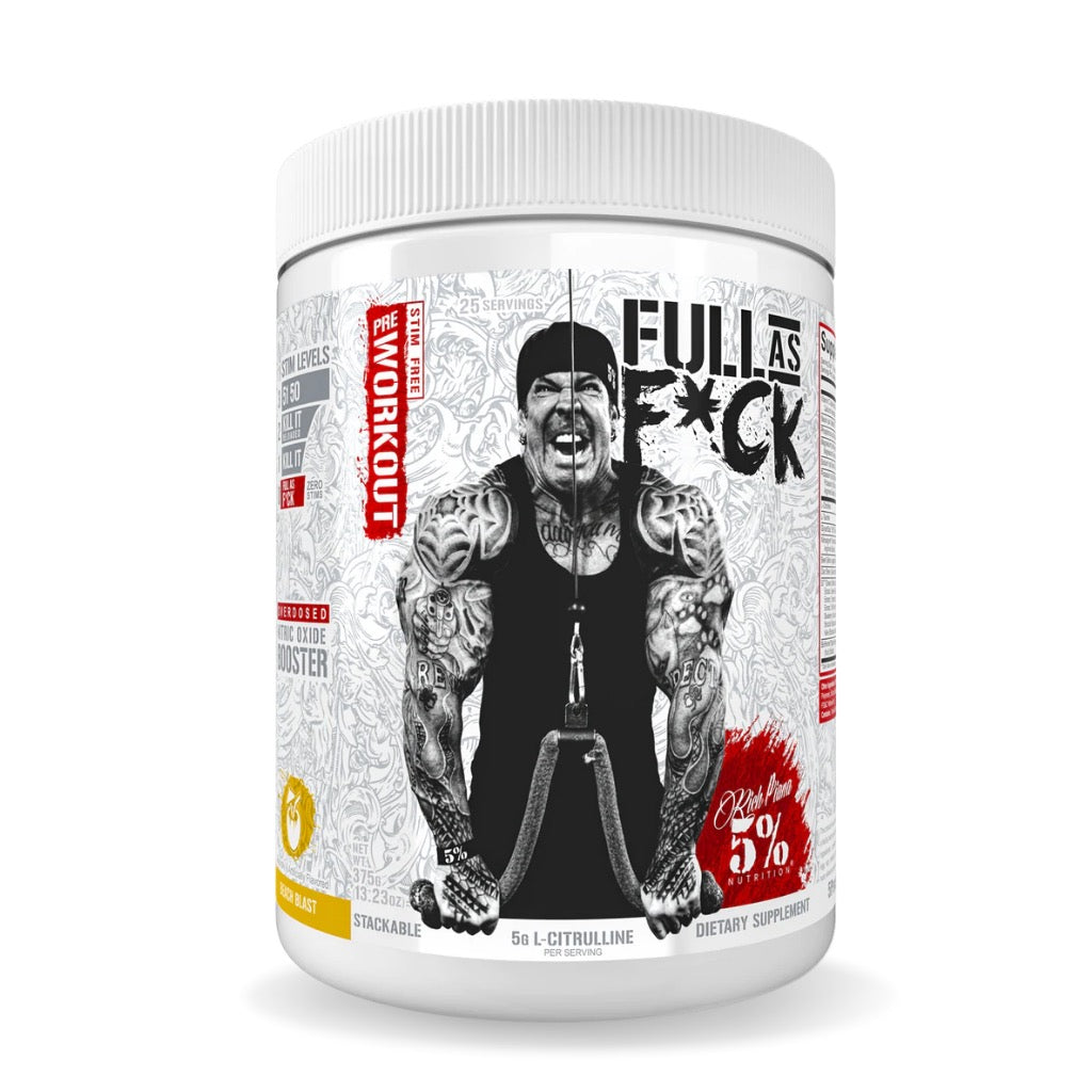 Rich Piana Full as F*ck 375g 25 serves Preworkout