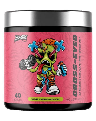 Zombie Labs CROSS-EYED Extreme Stimulant Pre-workout 400g 40 Serves