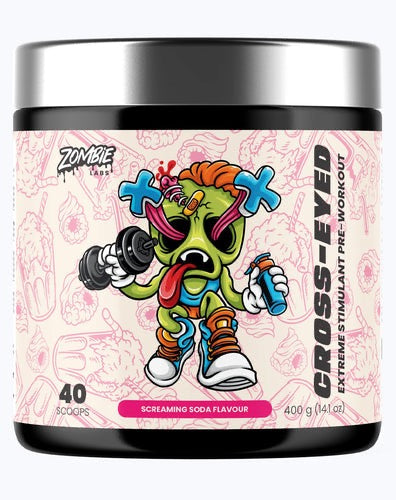 Zombie Labs CROSS-EYED Extreme Stimulant Pre-workout 400g 40 Serves